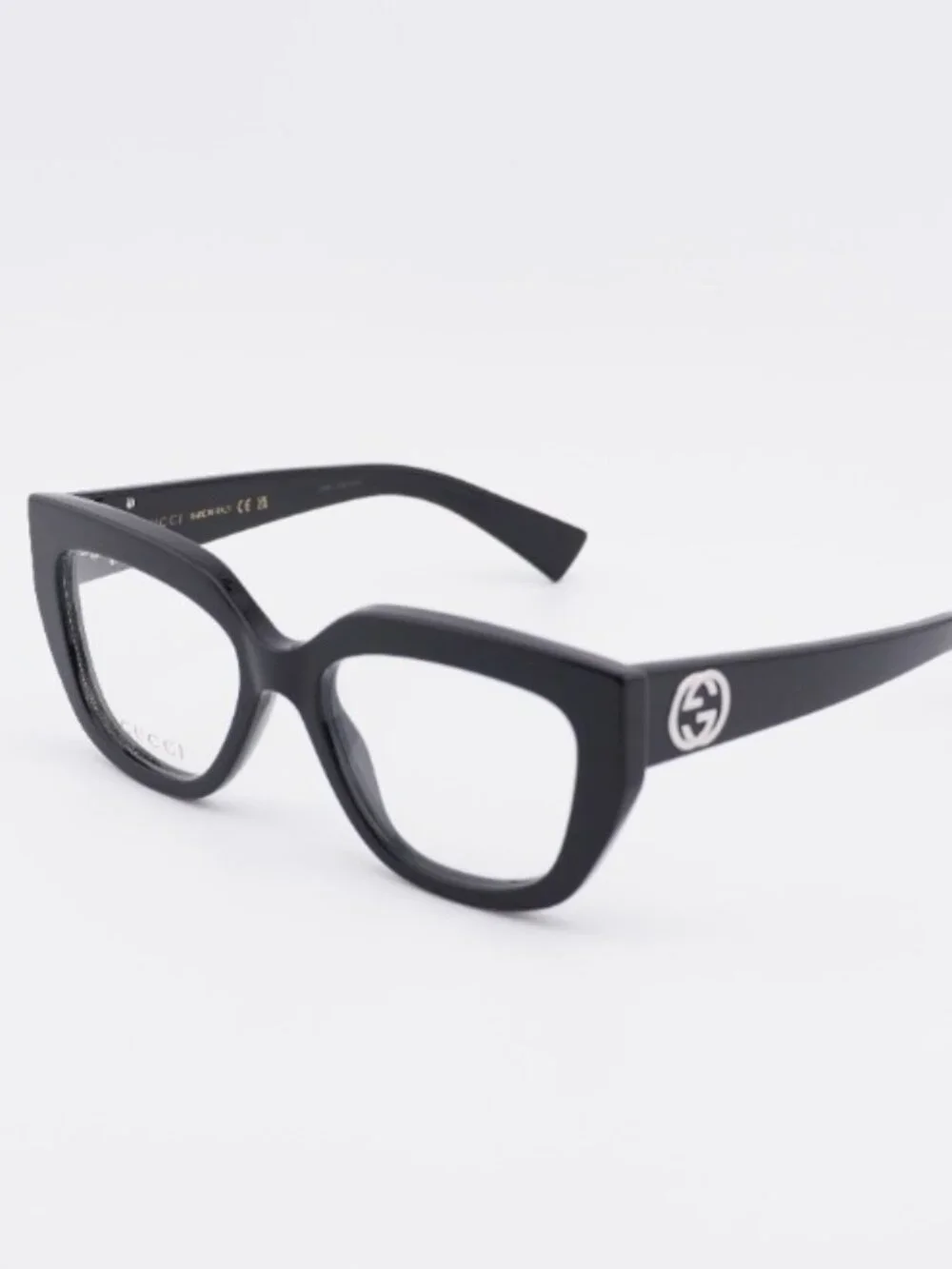 Gucci GG1847O 001 Eyeglasses Black 53mm Cat Eye Frame